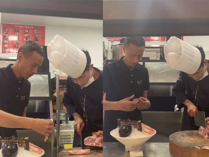 宁波杭州湾店 后厨指导教学